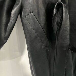 Trendy Queen Black faux leather Jacket